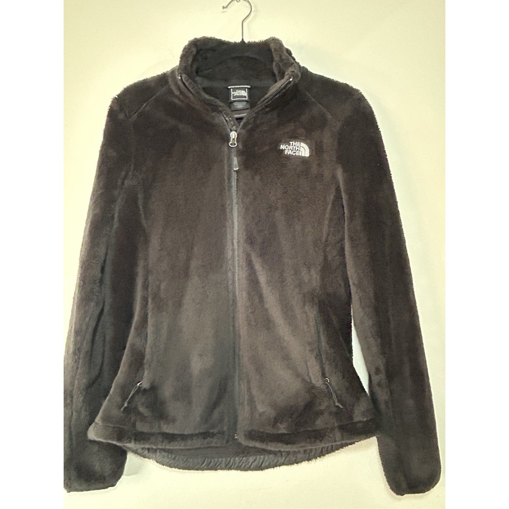 North Face Osito Jacket Womens Small Black Fleece Full Zip Soft Shell Outdoors
